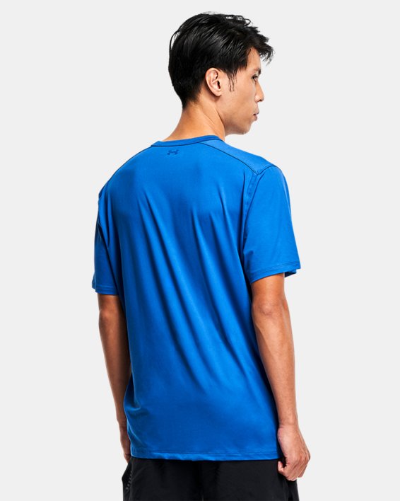 Men's UA Knockout T-Shirt, Blue, pdpMainDesktop image number 1